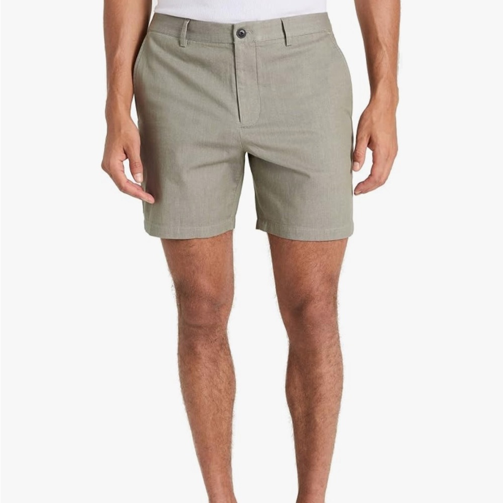 NWT CLUB MONACO BAXTER SHORTS OLIVE SIZE 38‎